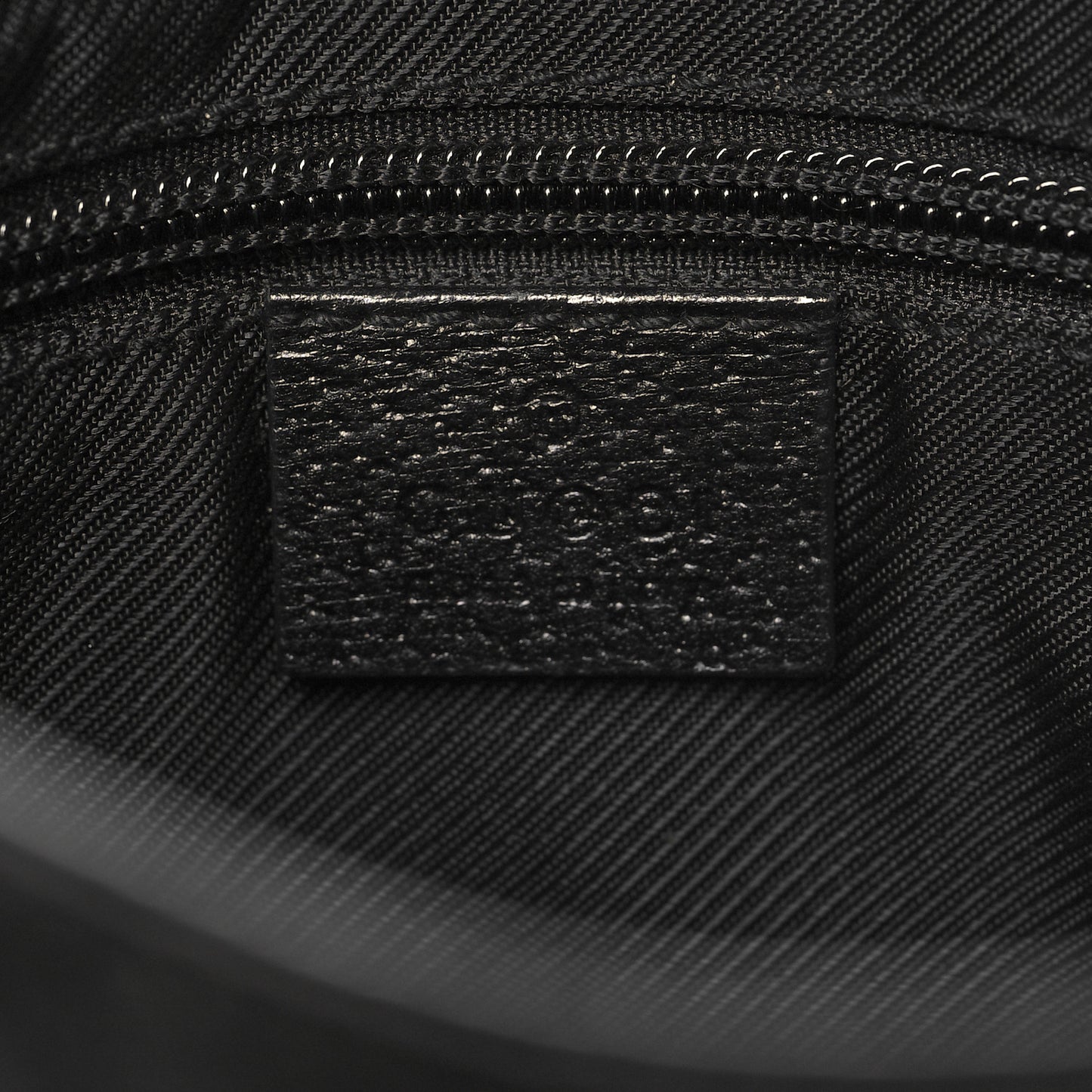 Monogram Flat Messenger Bag Black