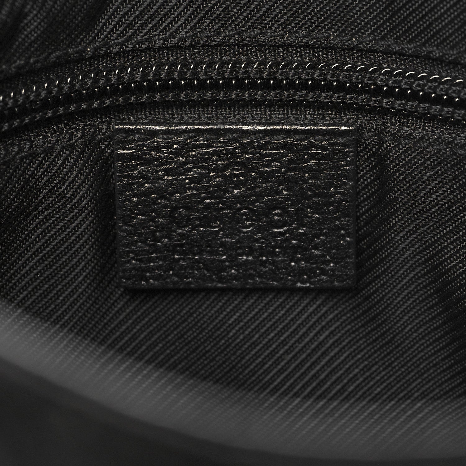 Gucci Monogram Flat Messenger Bag Black 6 of 10