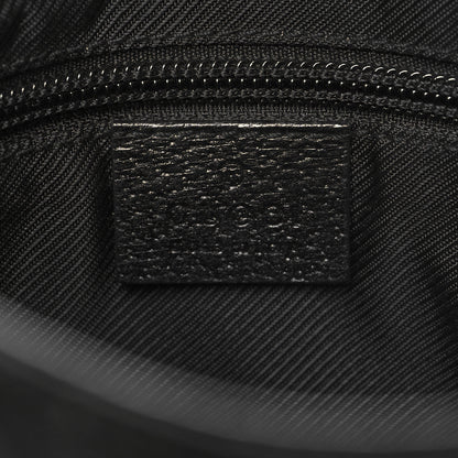 Gucci Monogram Flat Messenger Bag Black 6 of 10