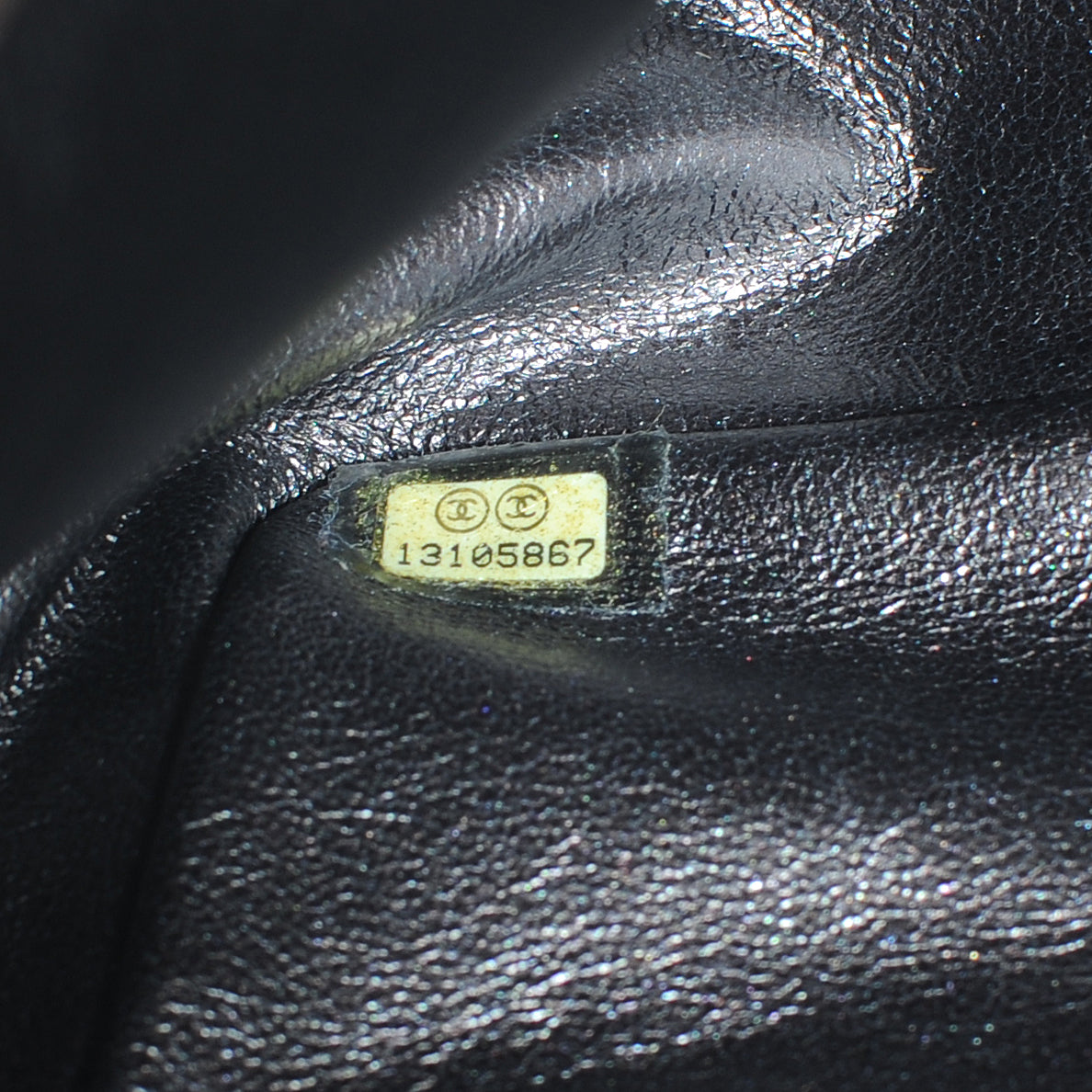 Chanel Lambskin Maxi Single Flap Dark Metallic Grey 8 of 10