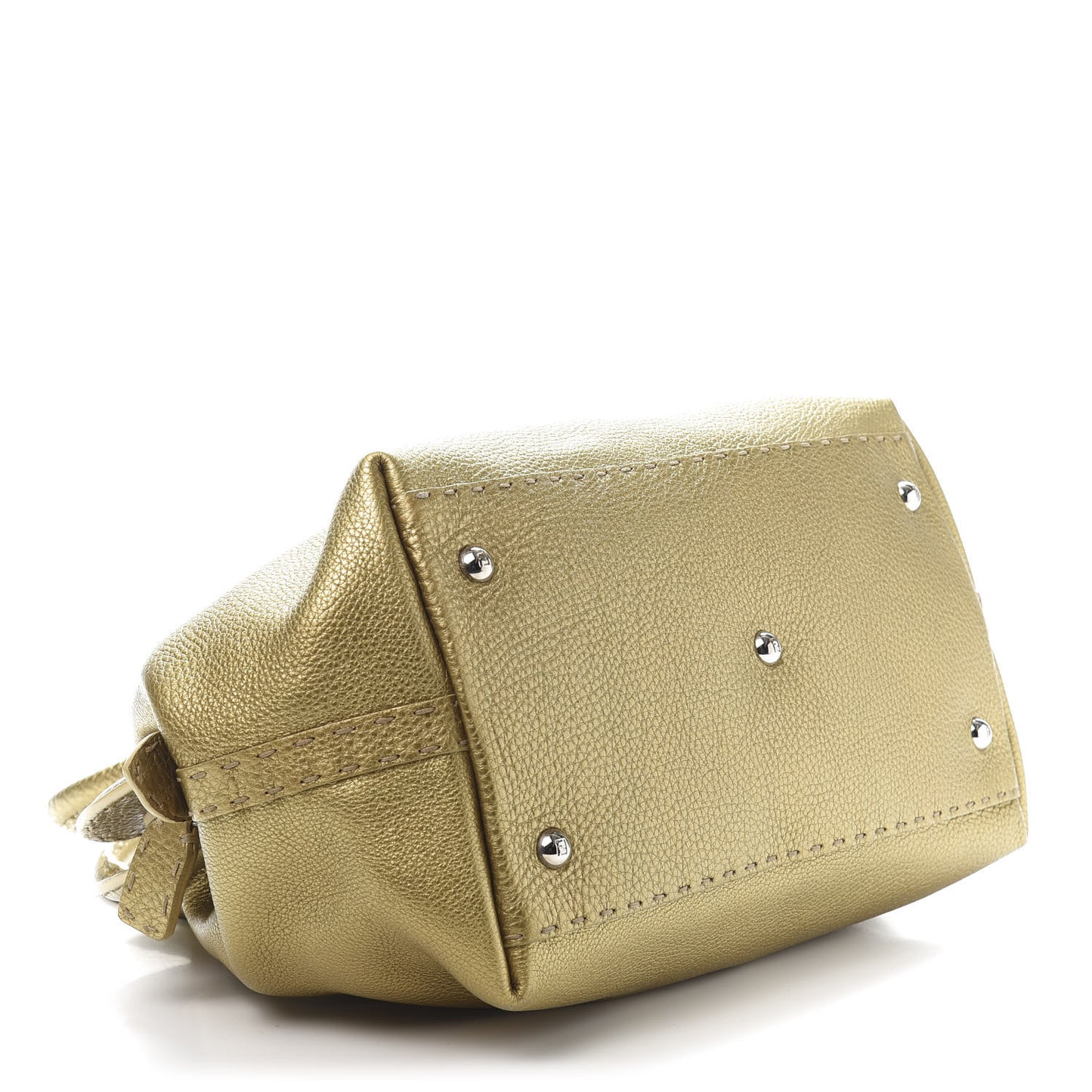 Cuoio Romano Selleria Adele 1328 Bag Oro Metallizzo