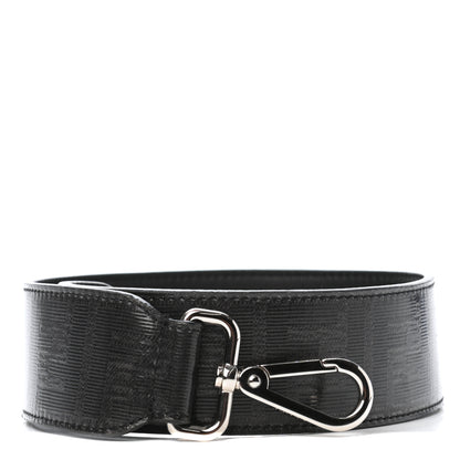 Fendi Glazed Fabric FF Strap You Black 1 of 4