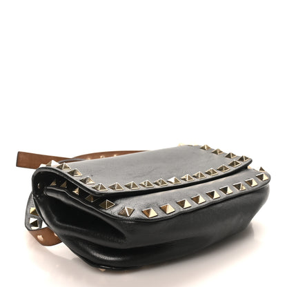 Valentino Garavani Vitello Rockstud Belt Bag Black 3 of 8