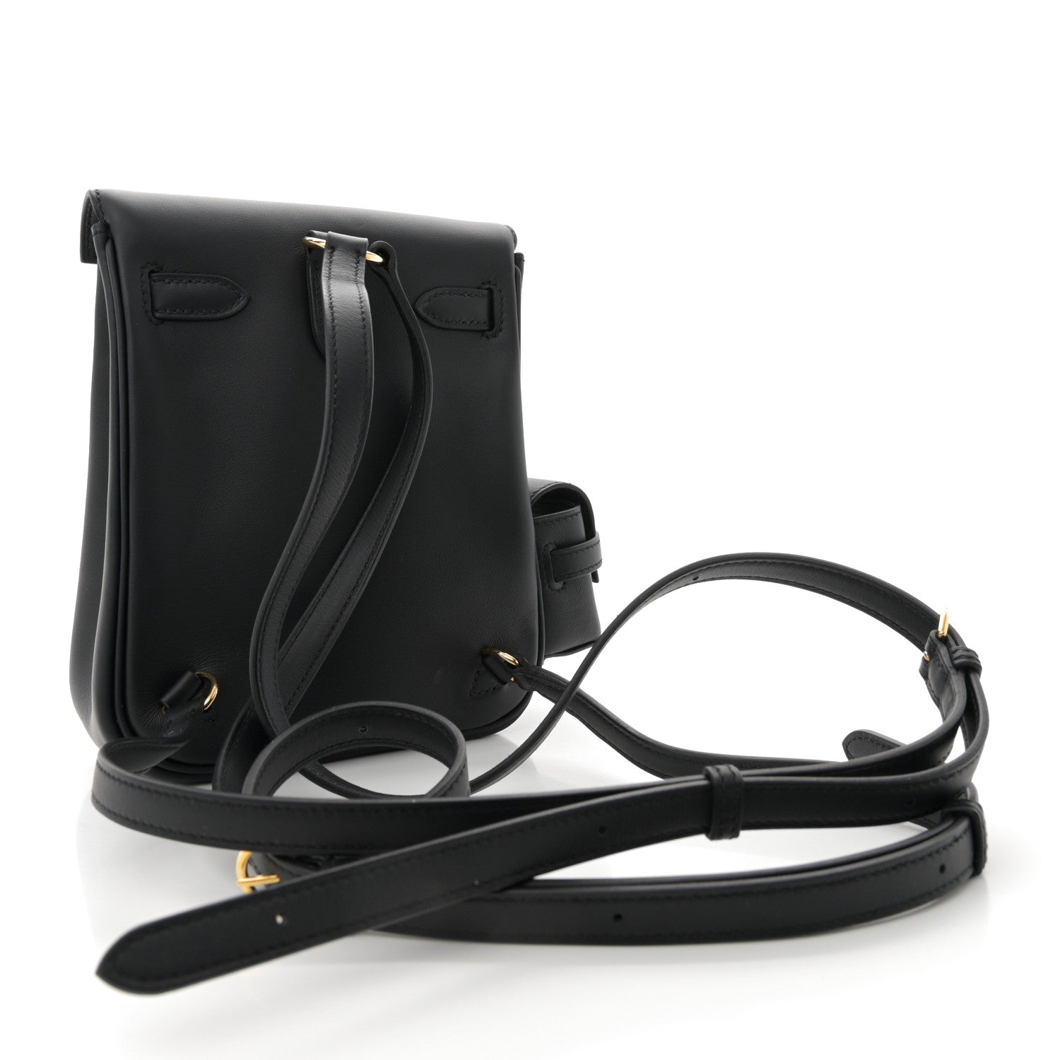 Hermes Swift Kelly Jump Backpack Black 3 of 11