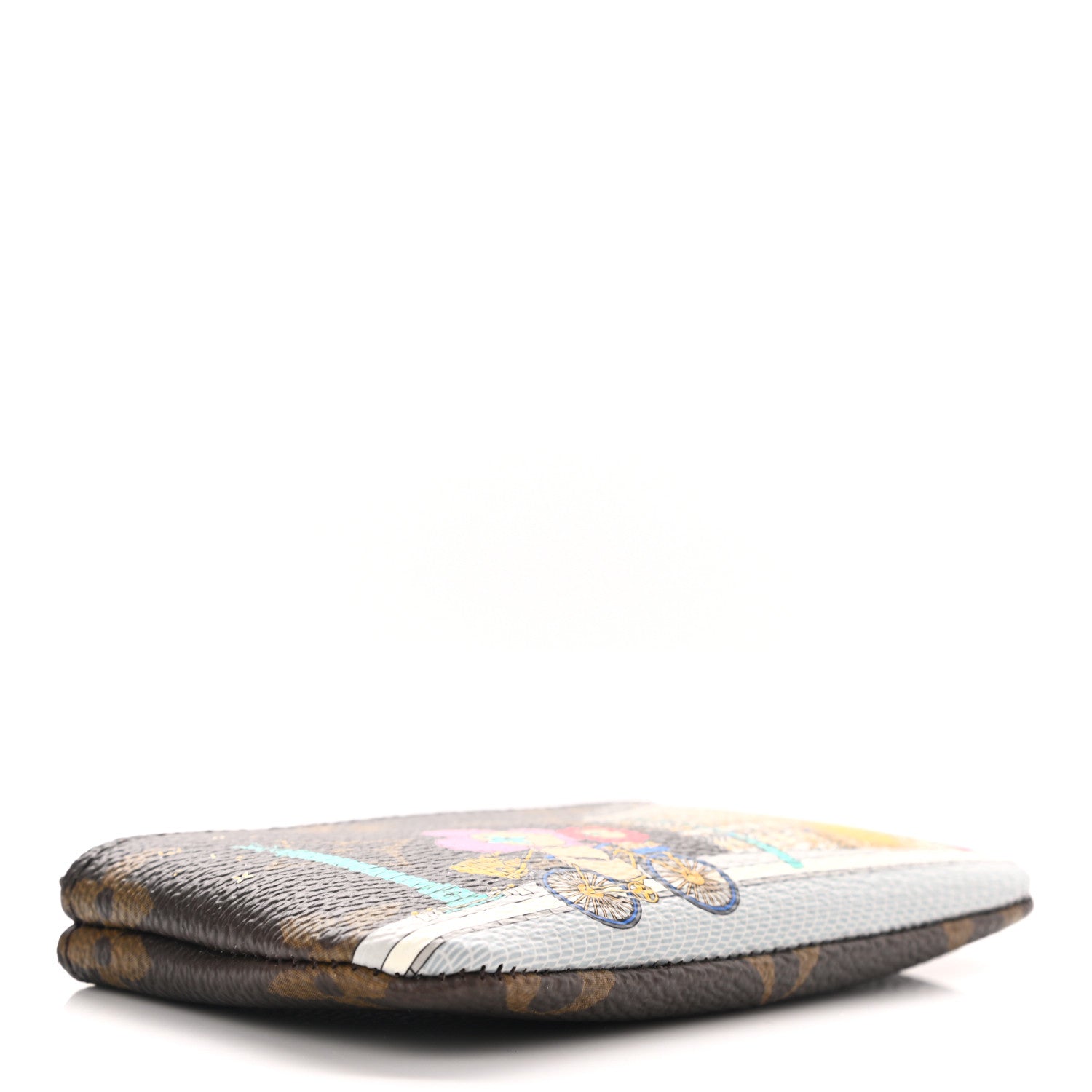 Louis Vuitton Monogram 2022 Christmas Animation Paris Key Pouch Pink 4 of 8
