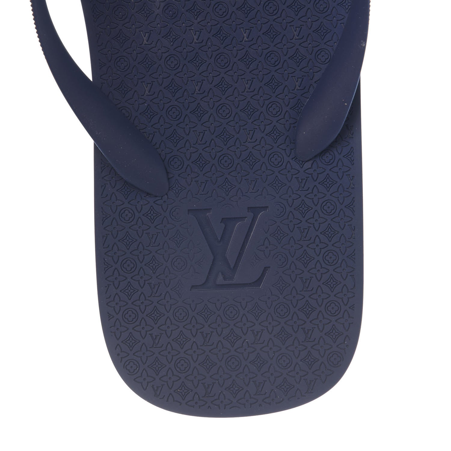 Louis Vuitton Rubber Mens Molitor Thong Sandals 10 Marine 6 of 7