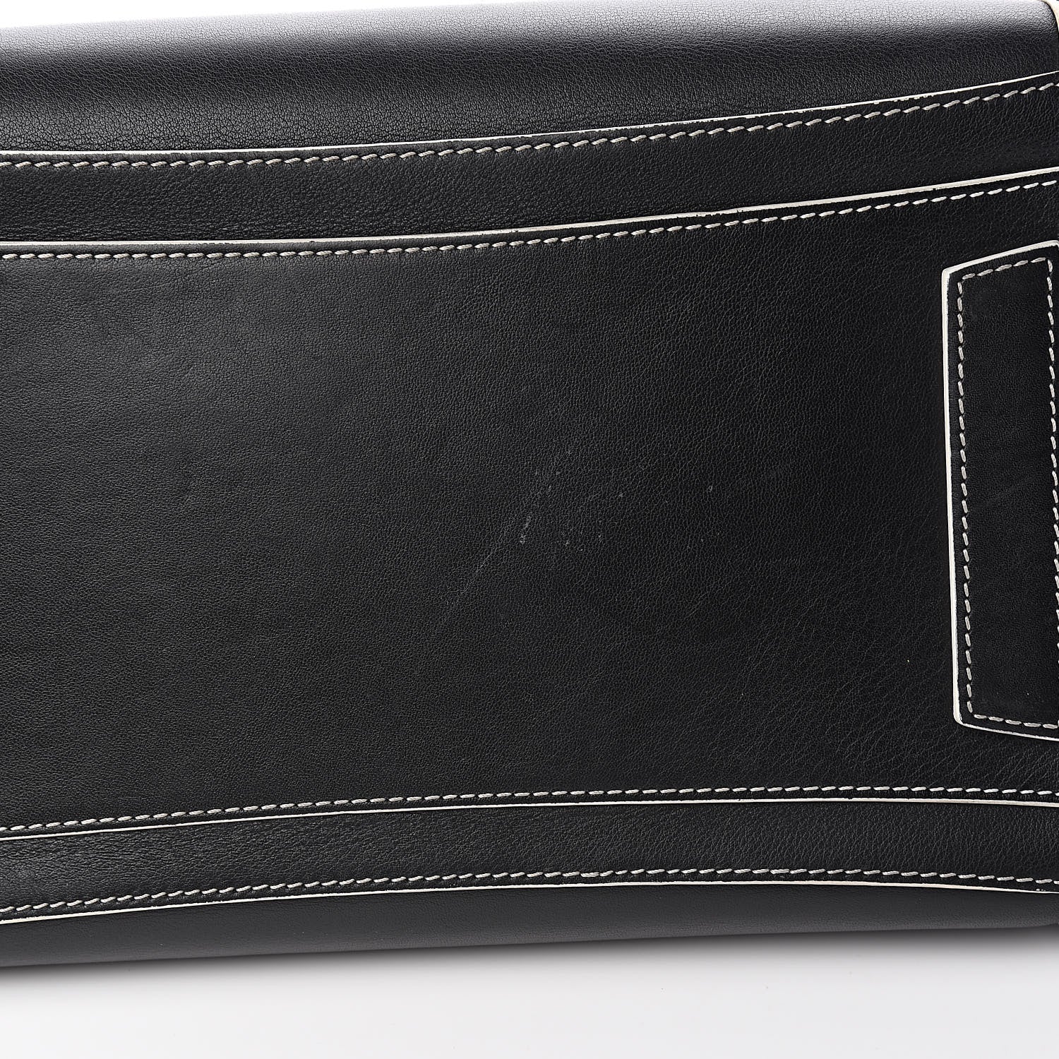 Givenchy Calfskin Contrast Stitched Medium Antigona Black 11 of 14