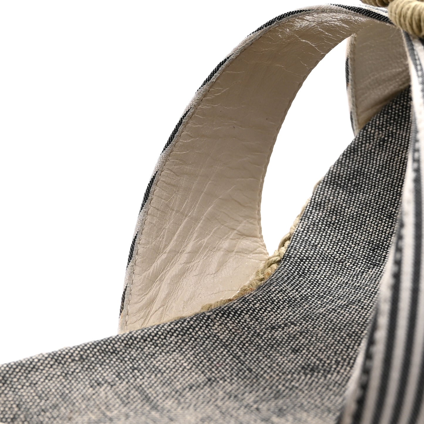 Fabric CC Espadrille Sandals 40 Beige