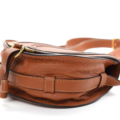 Chloe Calfskin Mini Marcie Round Crossbody Bag Tan 8 of 8