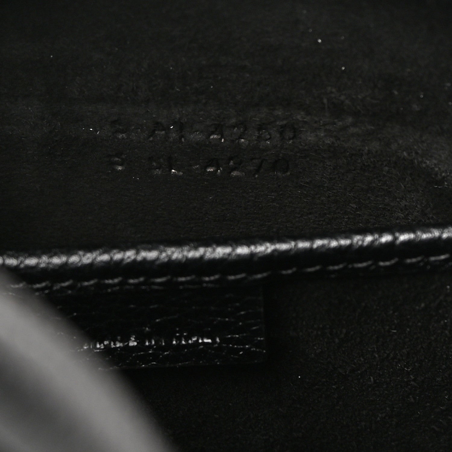 Celine Drummed Calfskin Nano Luggage Black 6 of 11