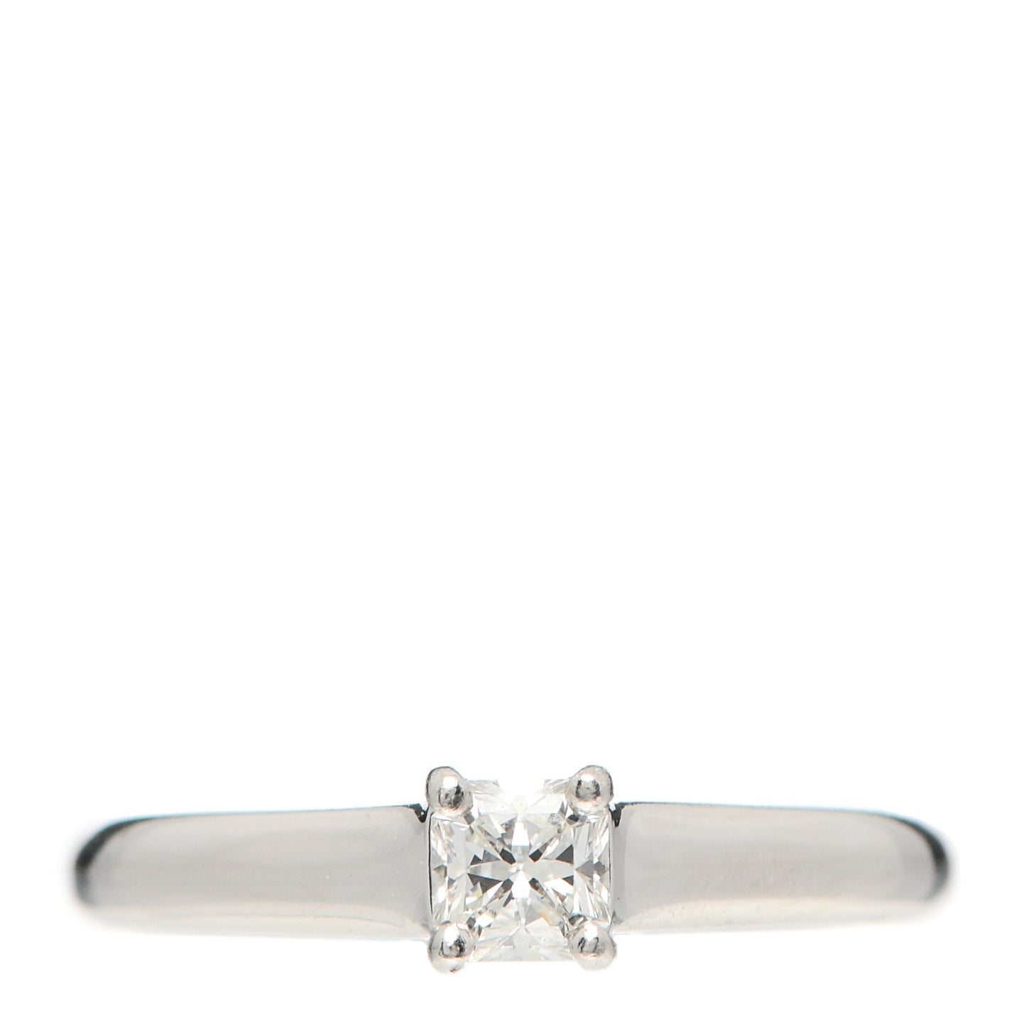 Platinum Diamond .31ct Solitaire Lucida Engagement Ring 52 6