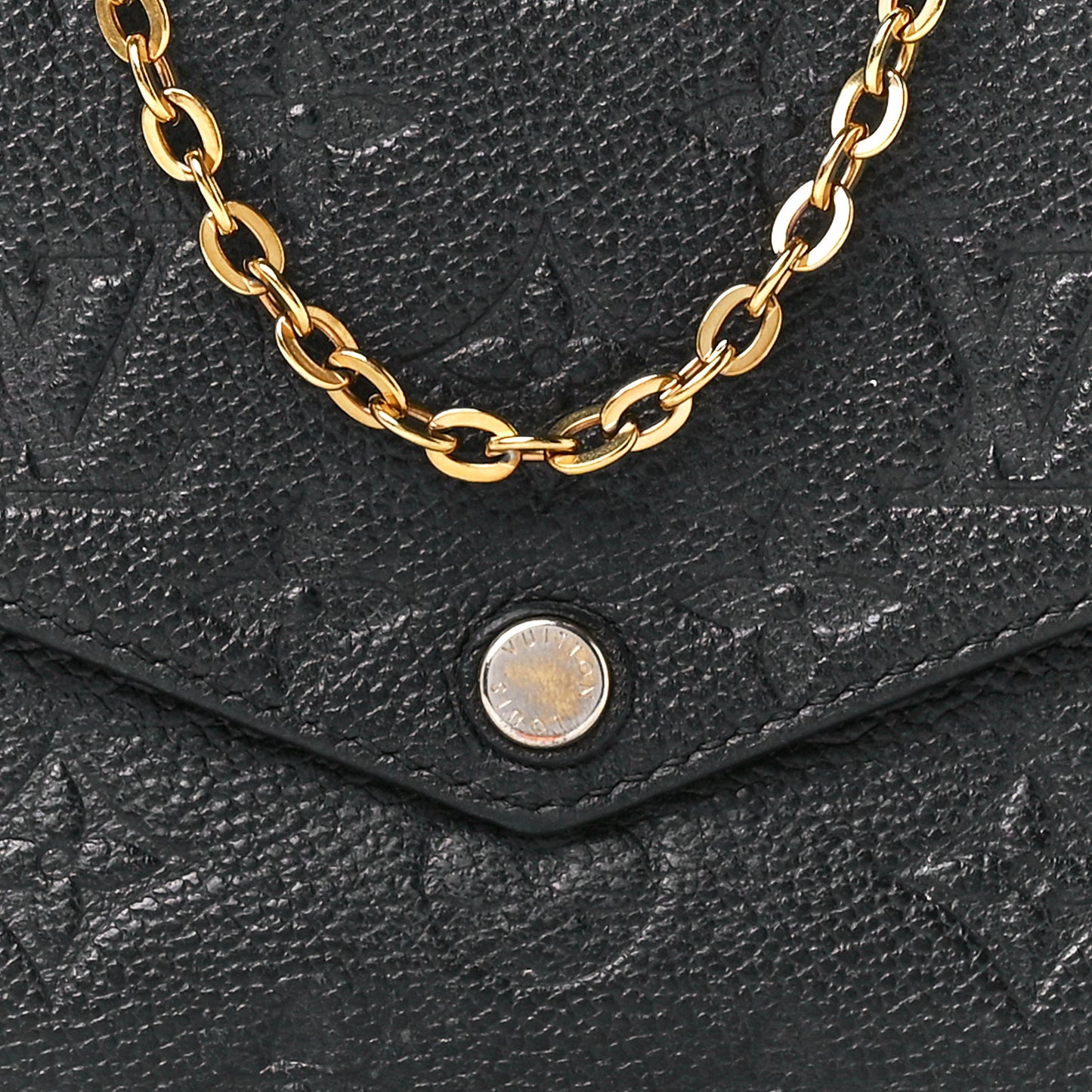Empreinte Pochette Felicie Chain Wallet Black