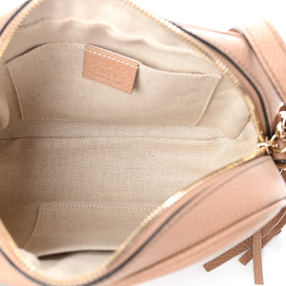 Gucci Pebbled Calfskin Small Soho Disco Bag Rose Beige 5 of 9