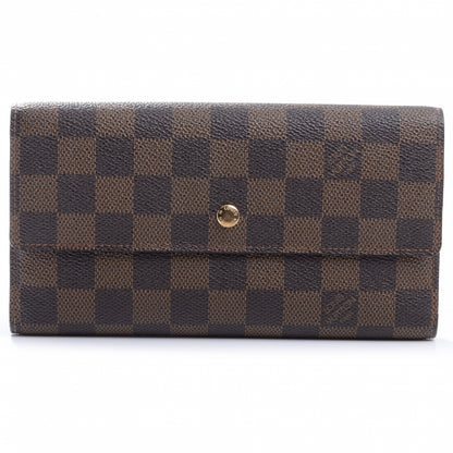 Louis Vuitton Damier Ebene Sarah Wallet 1 of 7