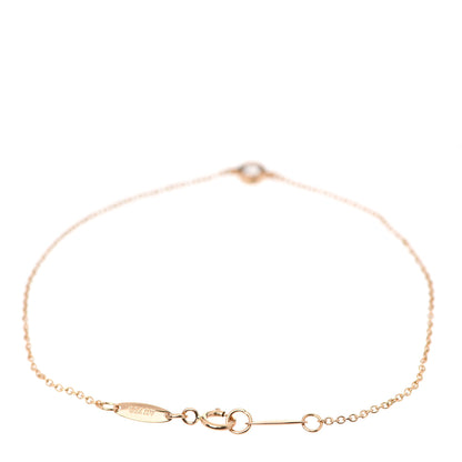 Tiffany 18K Rose Gold Diamond .08ct Elsa Peretti Diamonds by the Yard Bracelet 3 of 5