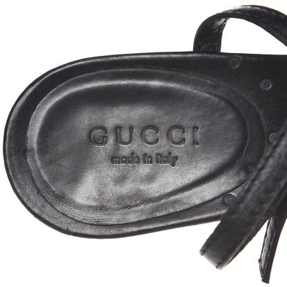 Gucci Calfskin GG Lifford Sandals 6 Black 12 of 14