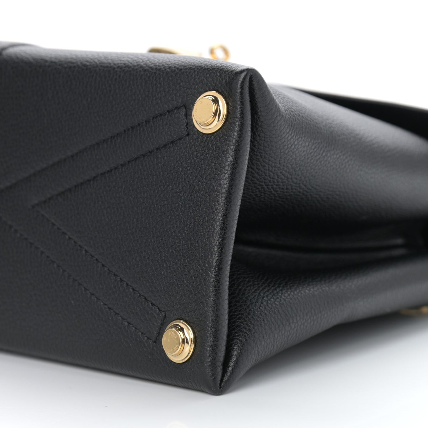 Grained Smooth Calfskin Rose Des Vents MM Black