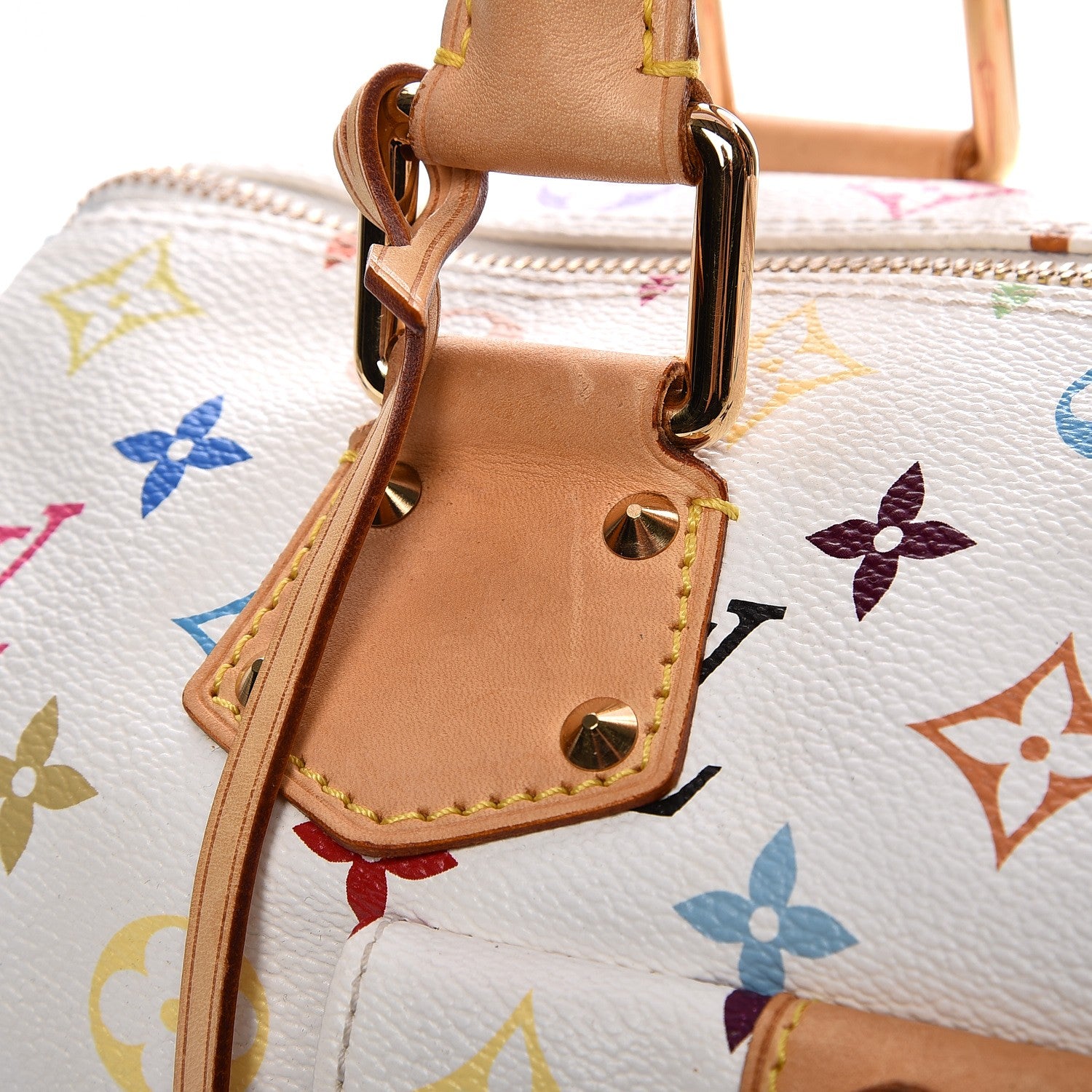 Louis Vuitton Monogram Multicolor Speedy 30 White 11 of 12