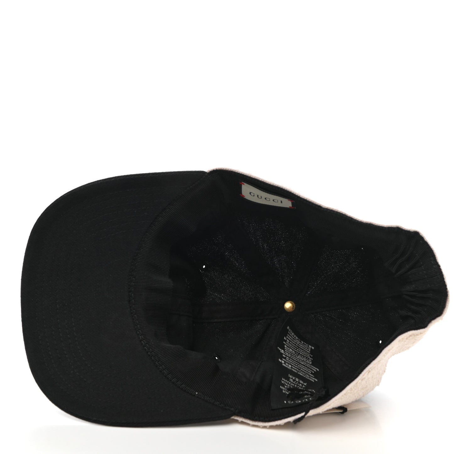 Gabardine Gucci Headband Baseball Hat L Black