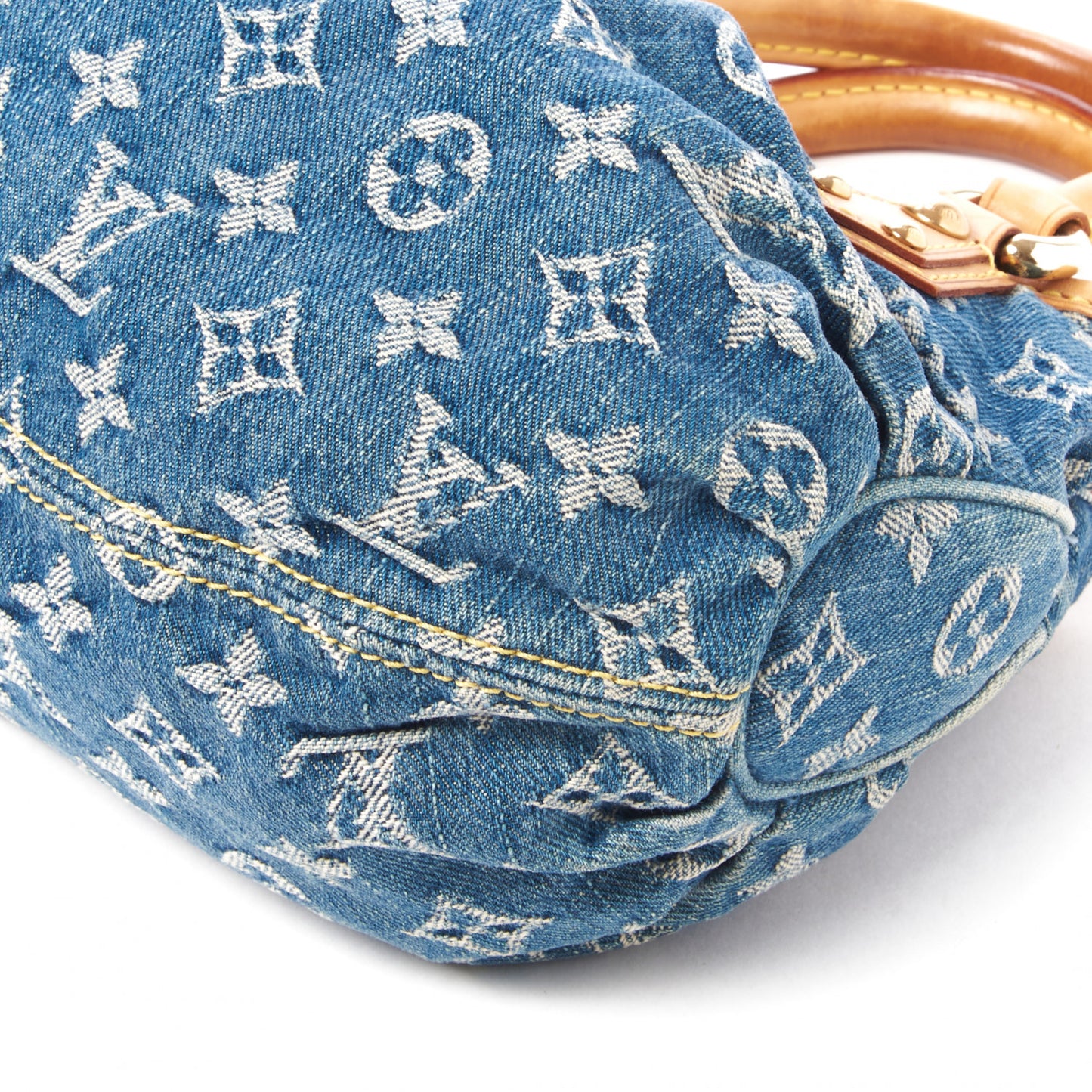 Monogram Denim Pleaty Blue