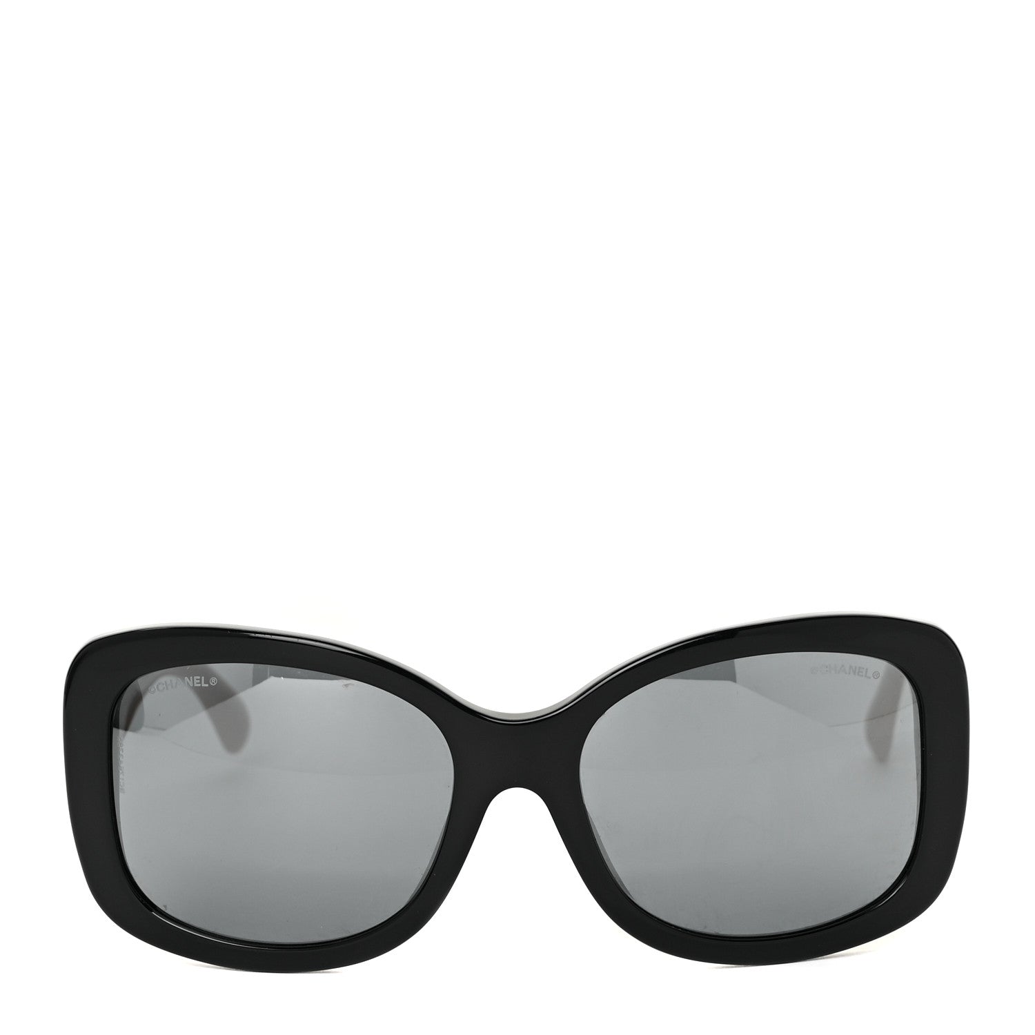 Chanel Acetate CC Sunglasses 5322 Black Beige 4 of 8