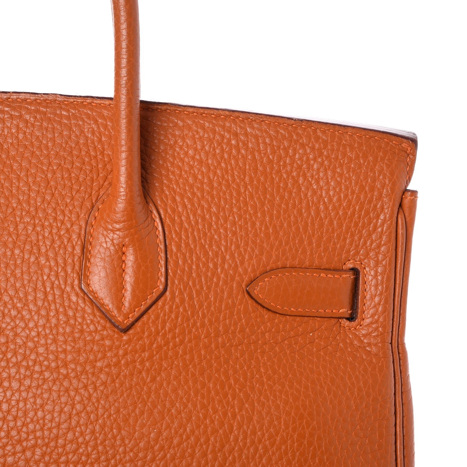 Hermes Taurillon Clemence HAC Birkin 32 Potiron 28 of 33