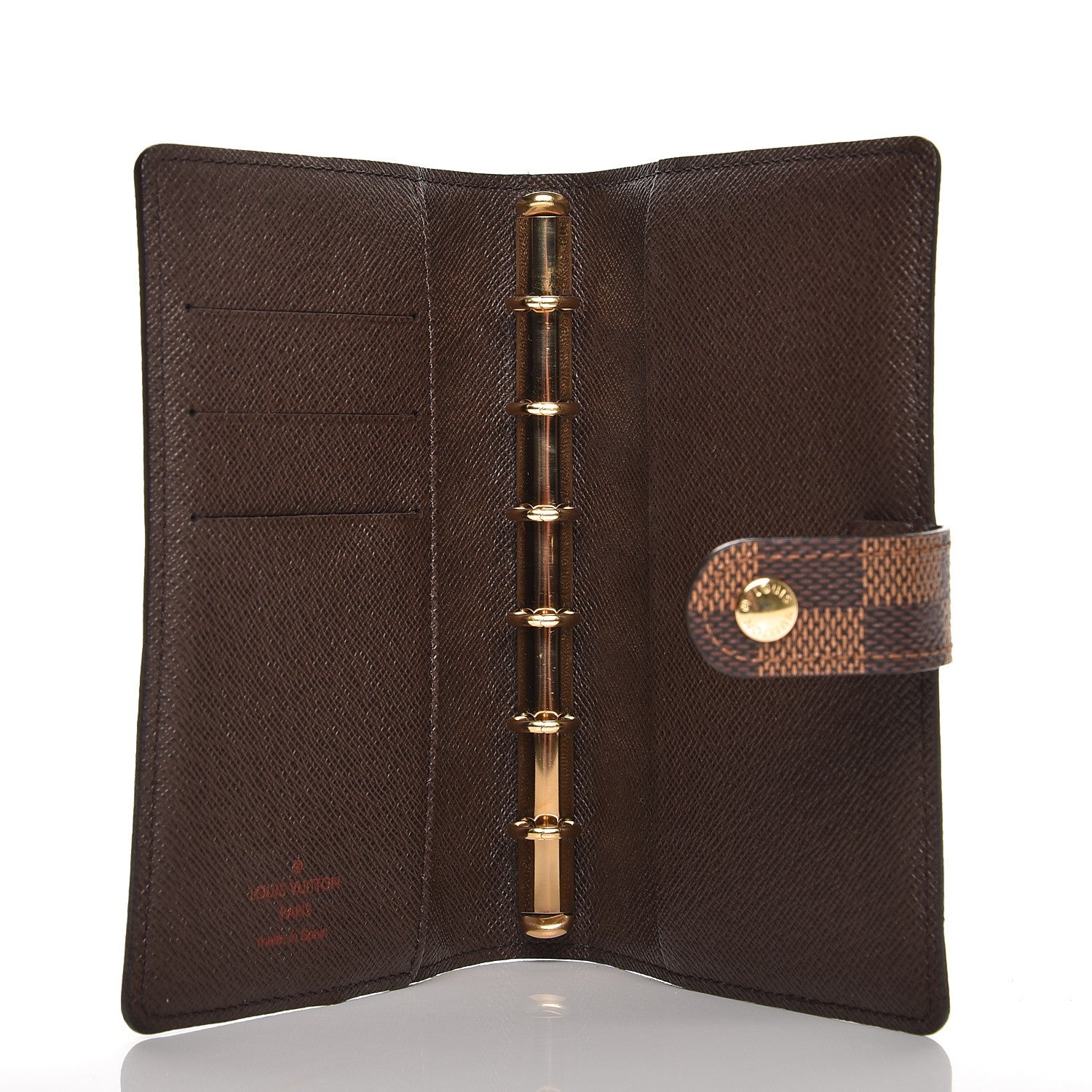 Louis Vuitton Damier Ebene Small Ring Agenda Cover 5 of 7