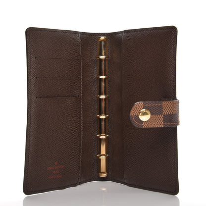 Louis Vuitton Damier Ebene Small Ring Agenda Cover 5 of 7