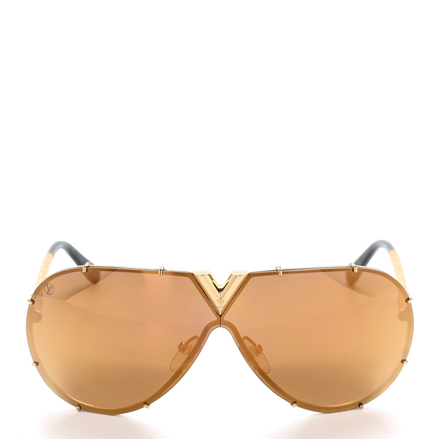 Louis Vuitton LV Drive Sunglasses Z0896E Gold 2 of 7
