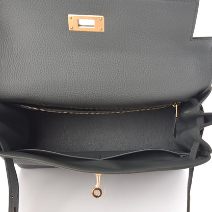 Hermes Togo Kelly Retourne 28 Vert Amande 7 of 40