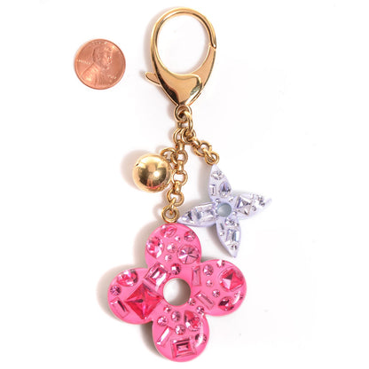 Louis Vuitton Resin Strass Glam Flower Bag Charm 2 of 4