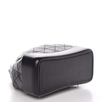 Chanel Aged Calfskin Quilted Small Gabrielle Backpack Black 4 of 8