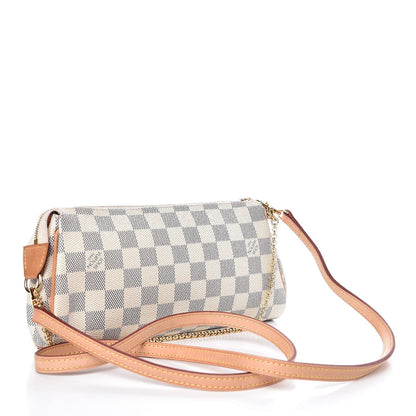 Louis Vuitton Damier Azur Eva Clutch 3 of 9