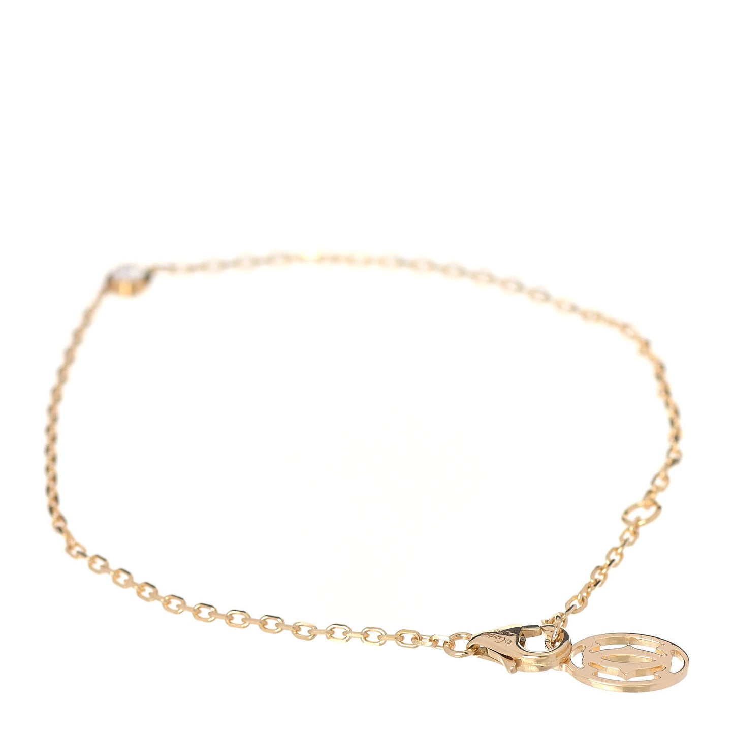18K Yellow Gold Diamond SM D'Amour Bracelet