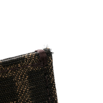 Fendi Recycled Fabric Jacquard Vitello Astro FF 1974 Shopping Tote Tobacco Moro Ebano 12 of 12