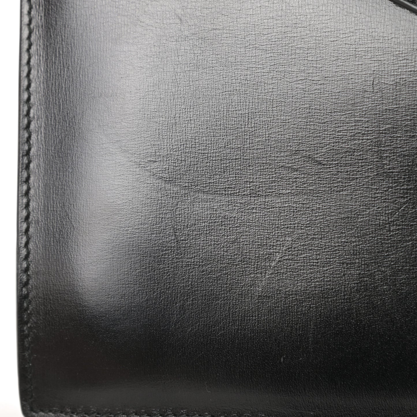 Box Calfskin Shoulder Bag Black Viola