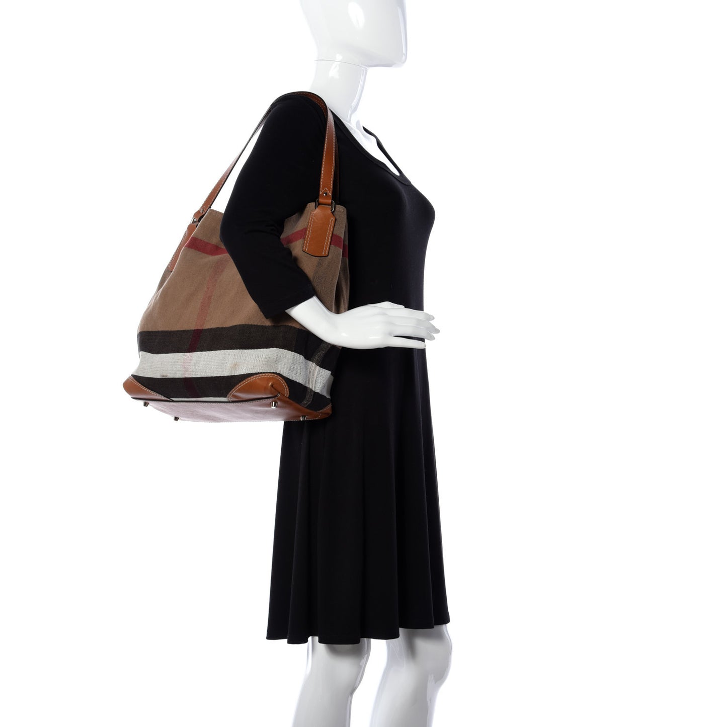 Canvas Mega Check Medium Maidstone Saddle Brown