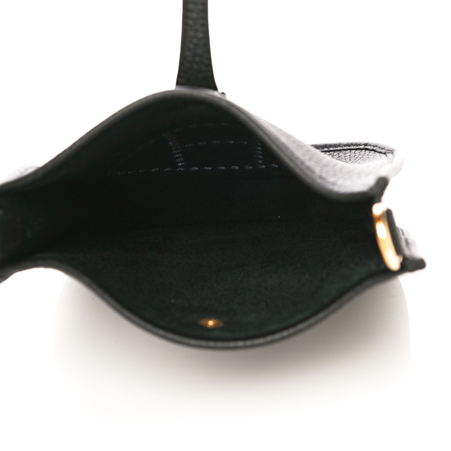 Hermes Taurillon Clemence Evelyne TPM Black 5 of 10