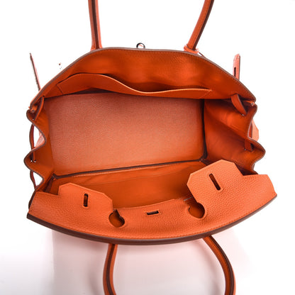 Hermes Togo Birkin 30 Feu 6 of 32