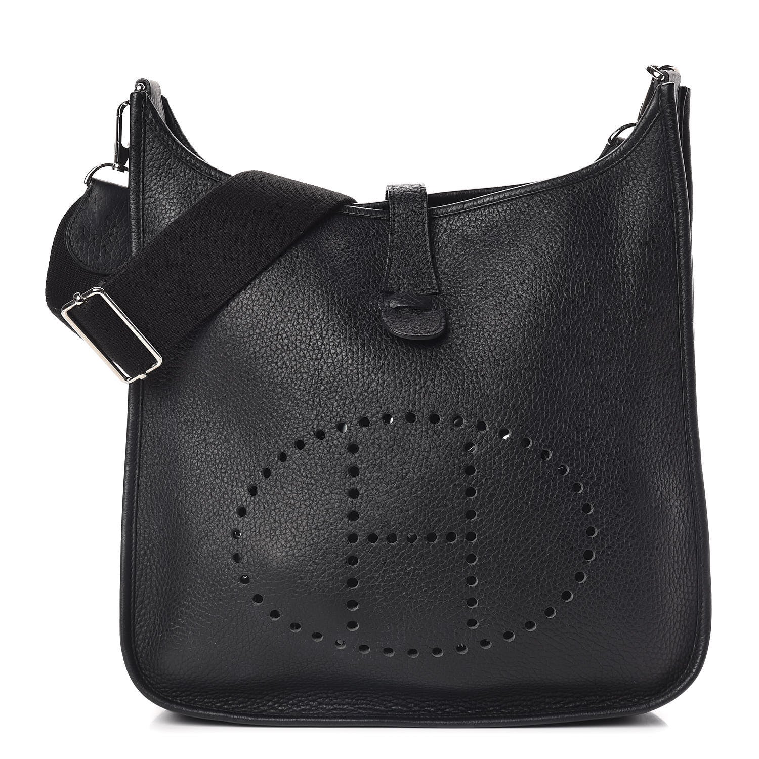 Hermes Taurillon Clemence Evelyne III GM Black 1 of 19