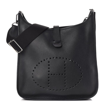 Hermes Taurillon Clemence Evelyne III GM Black 1 of 19
