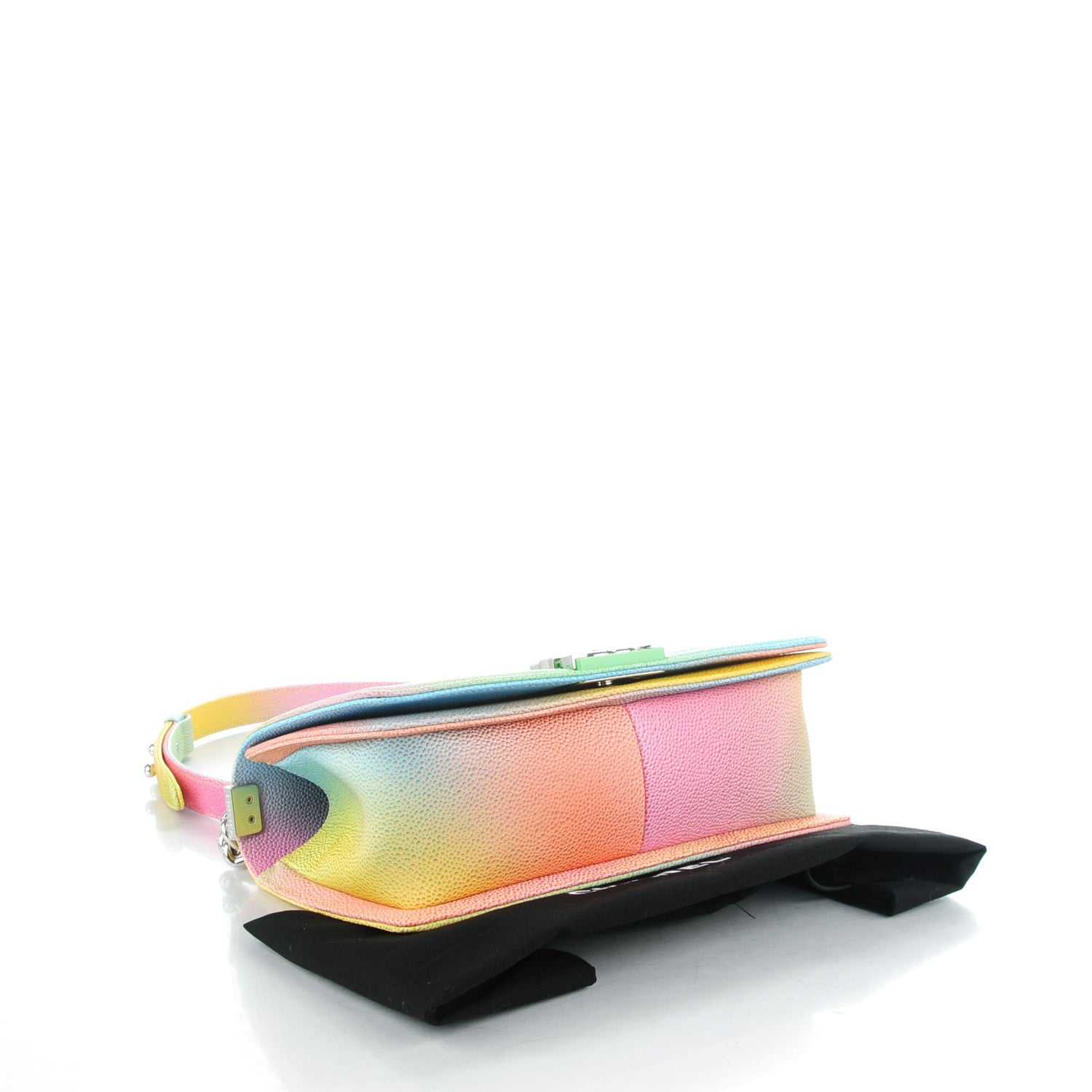 Chanel Caviar Quilted Medium Cuba Rainbow Boy Flap Multicolor 4 of 8