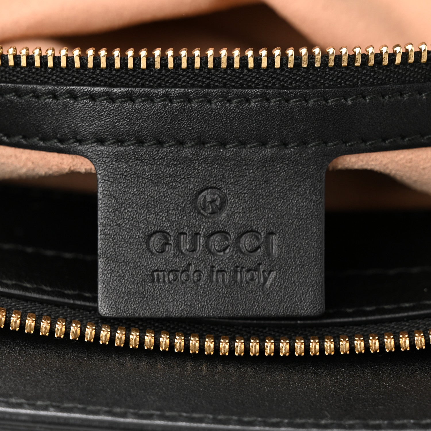 Gucci Guccissima Signature Medium Shoulder Tote Bag Black 6 of 10