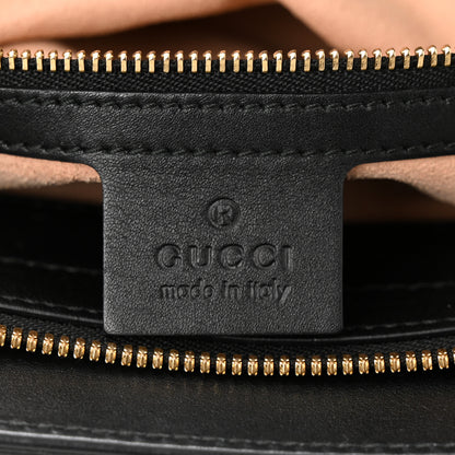 Gucci Guccissima Signature Medium Shoulder Tote Bag Black 6 of 10