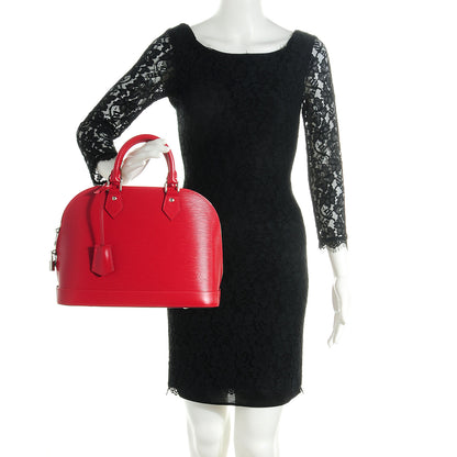 Louis Vuitton Epi Alma PM Carmine 2 of 7
