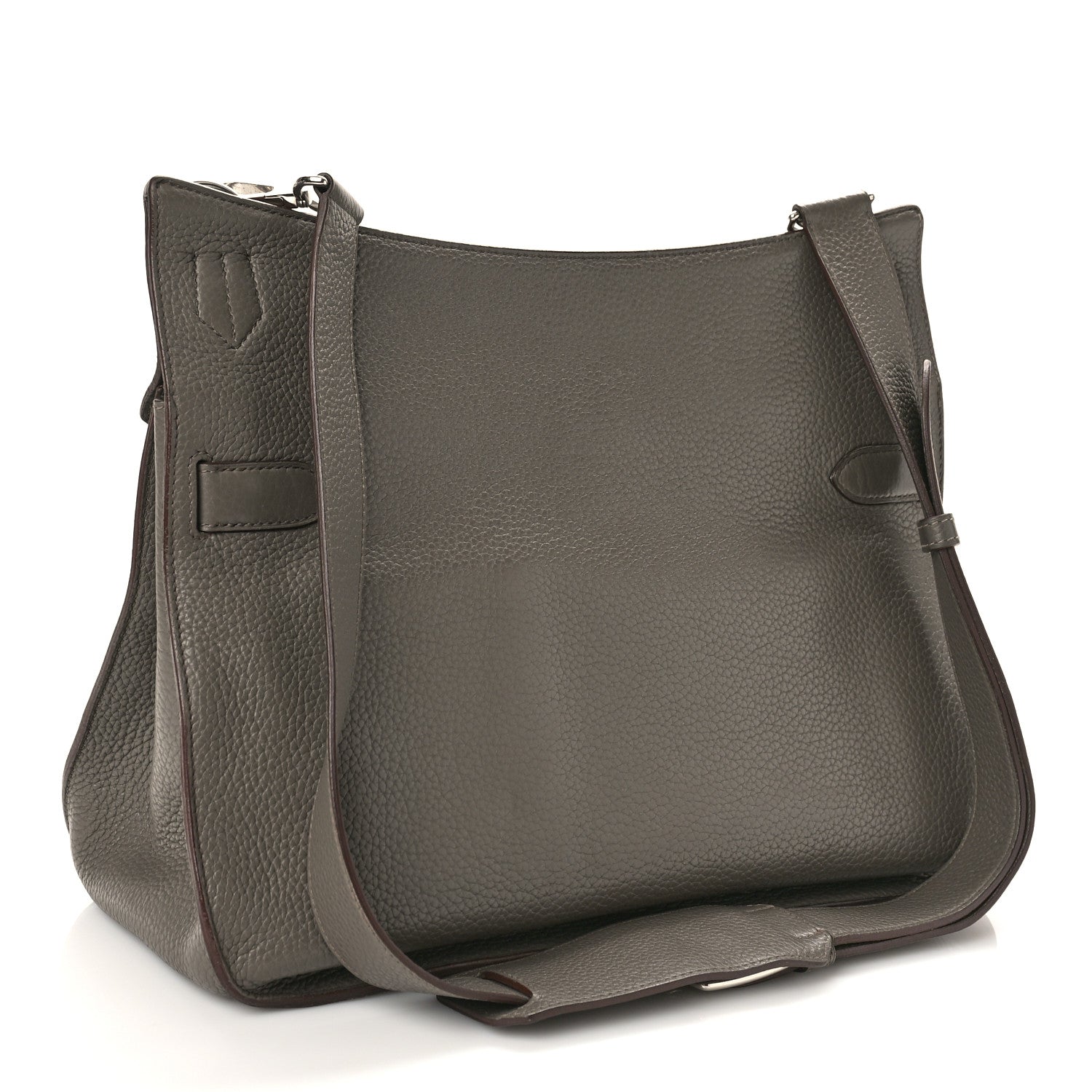 Hermes Taurillon Clemence Jypsiere 34 Etain 2 of 8