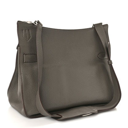 Hermes Taurillon Clemence Jypsiere 34 Etain 2 of 8