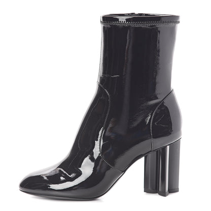 Louis Vuitton Patent Silhouette Ankle Boots 36.5 Black 1 of 6