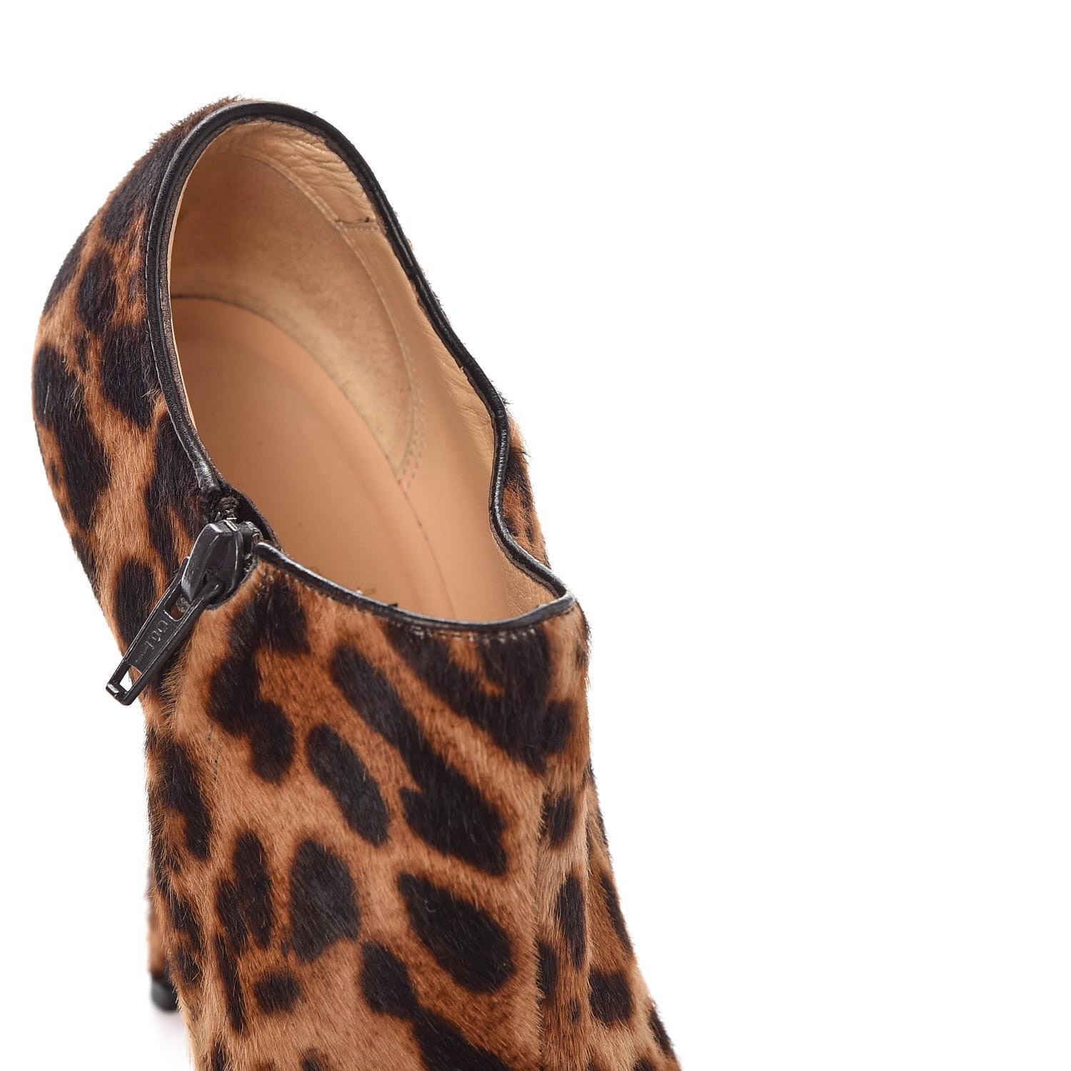 Christian Louboutin Pony Hair Luxor Dahlia 120 Ankle Boots 35.5 Leopard 14 of 22