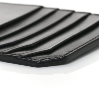 Saint Laurent Calfskin 5 Fragments Zip Pouch Card Holder Black Blue 9 of 10